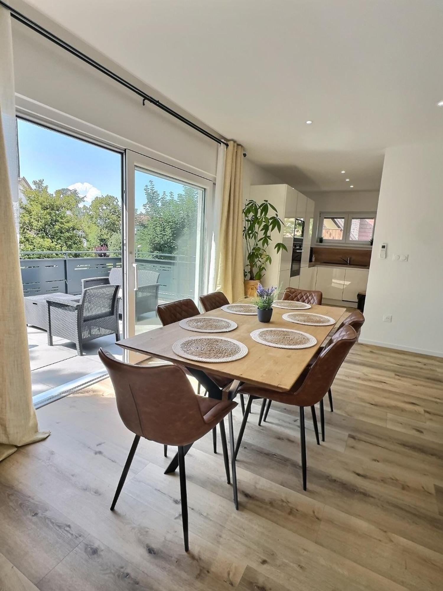 Appartement Alsace Neuf Garage, Parking Et Terrasse Colmar Buitenkant foto